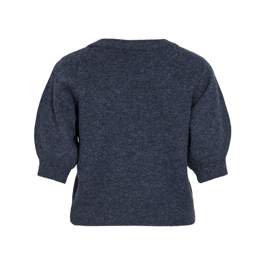 VILA Pullover mit Blumenapplikationen  