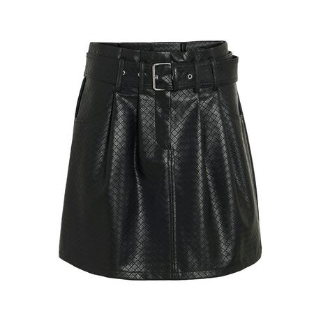 VILA Jupe plissée courte avec ceinture  