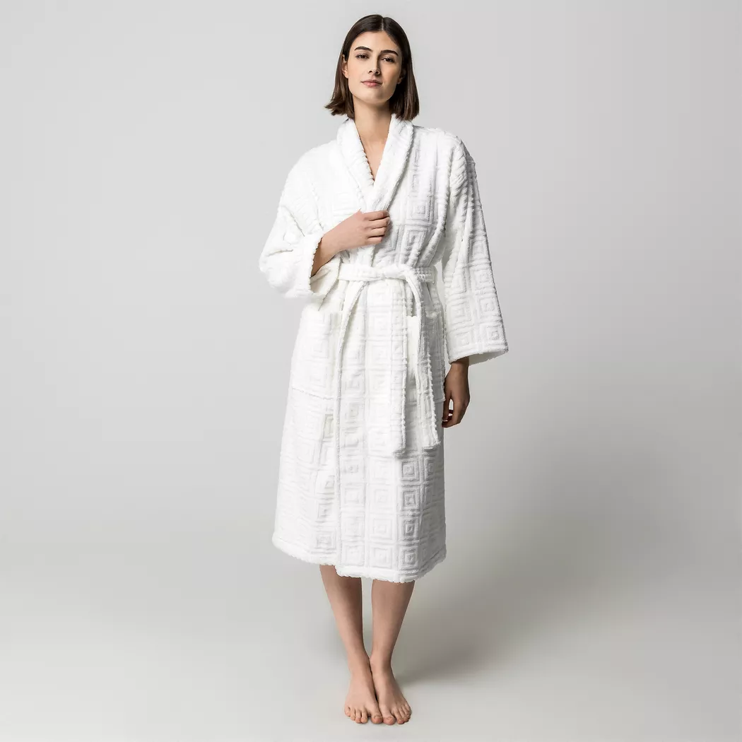 Manor - Bademantel, unisex, Split, S/M, Sand