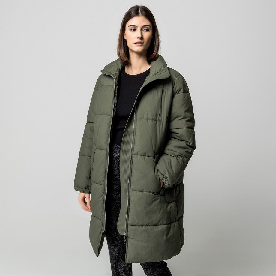 Manor Woman Manteau matelassé col montant  