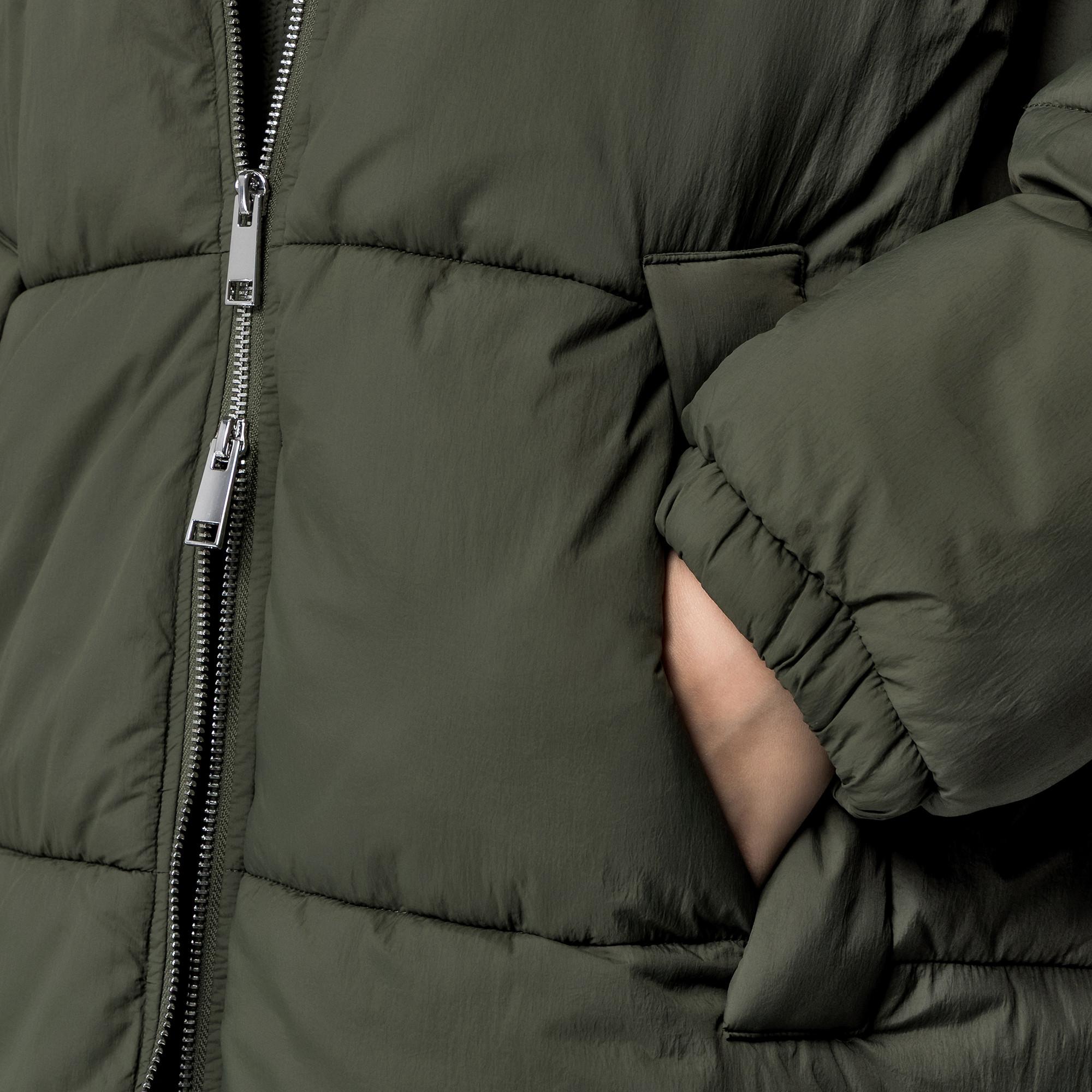 Manor Woman Gesteppter Stehkragenmantel  