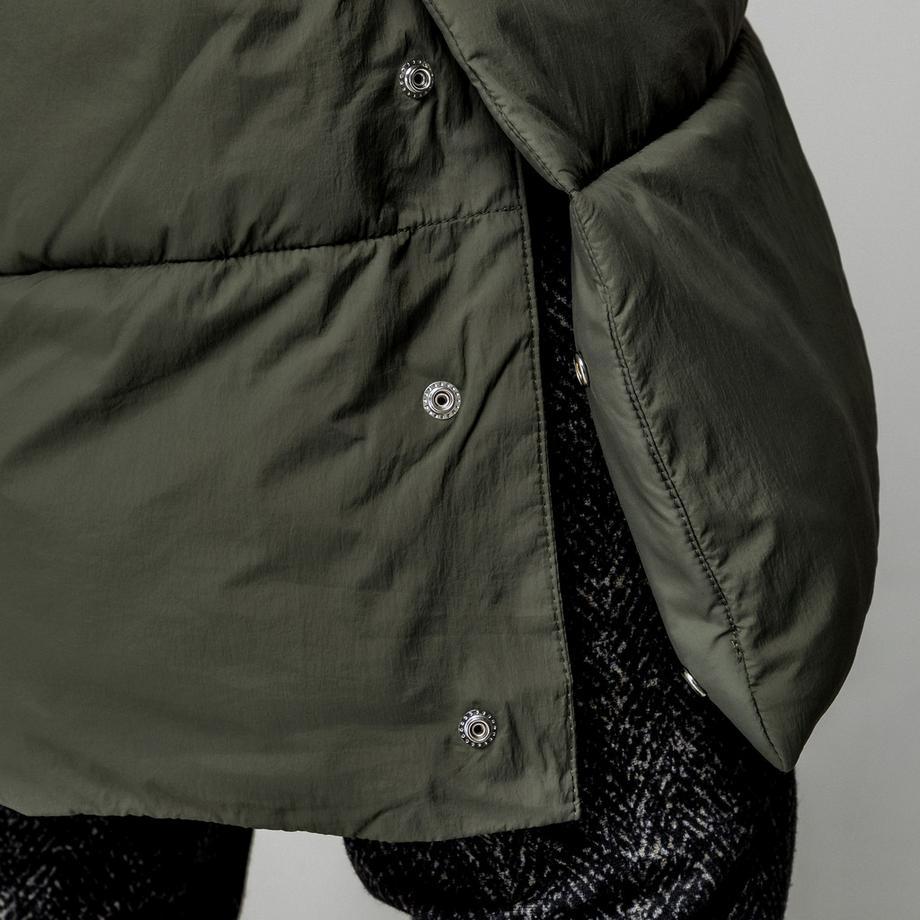 Manor Woman Manteau matelassé col montant  