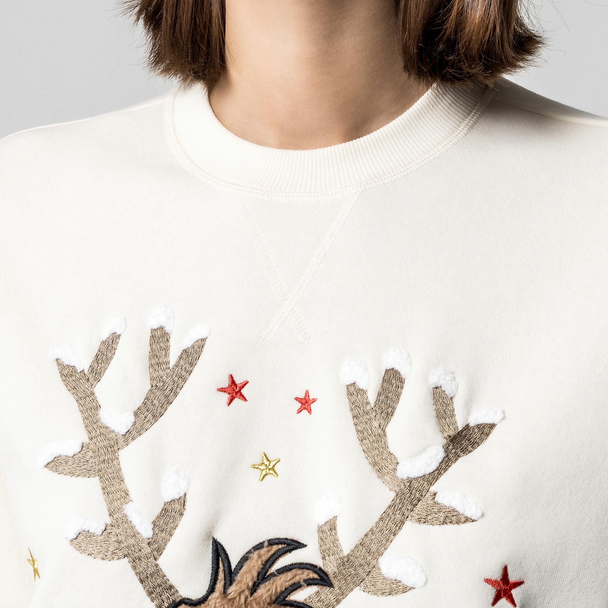 Manor Woman Sweatshirt mit Rentier-Motiv  