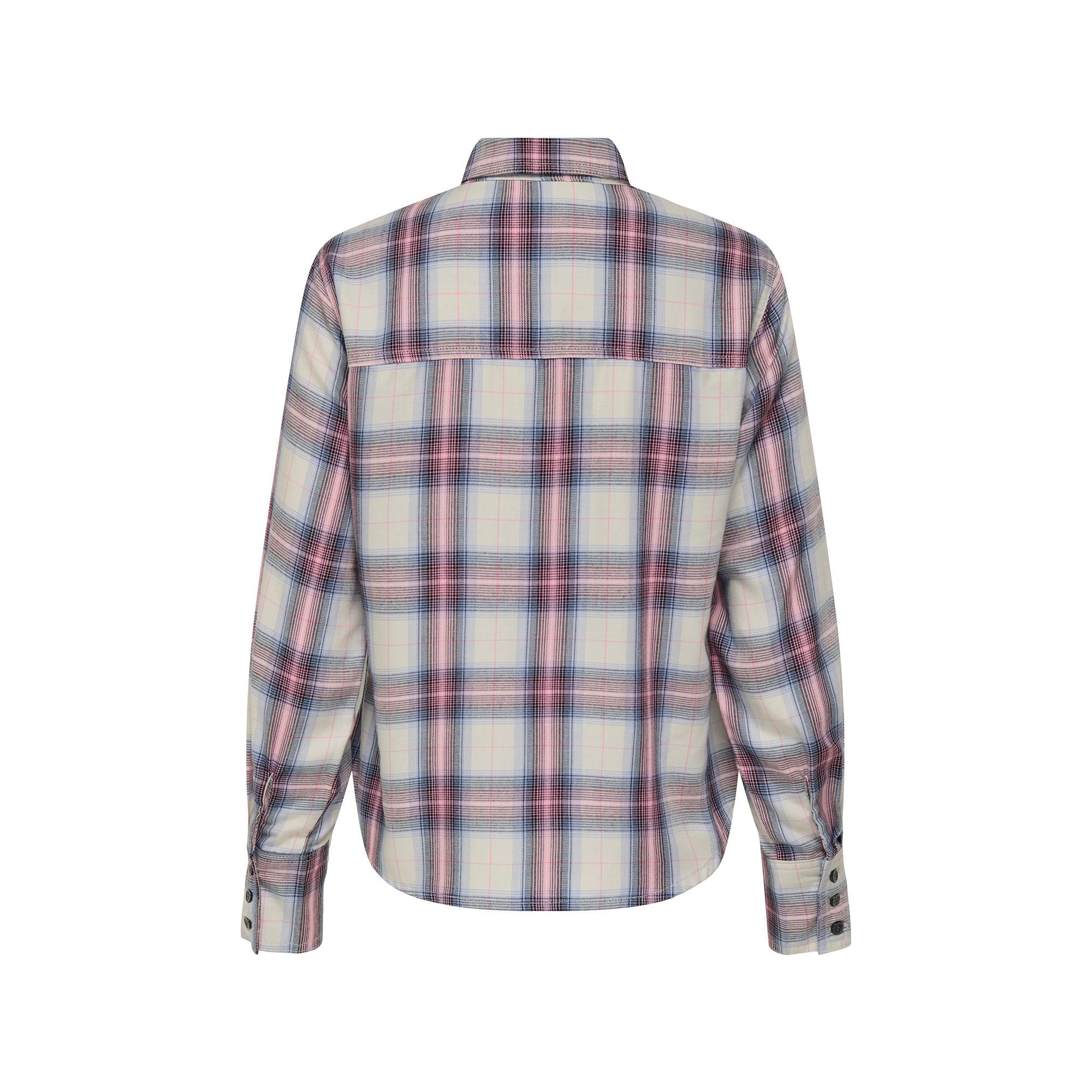 ONLY Karierte Langarmbluse  