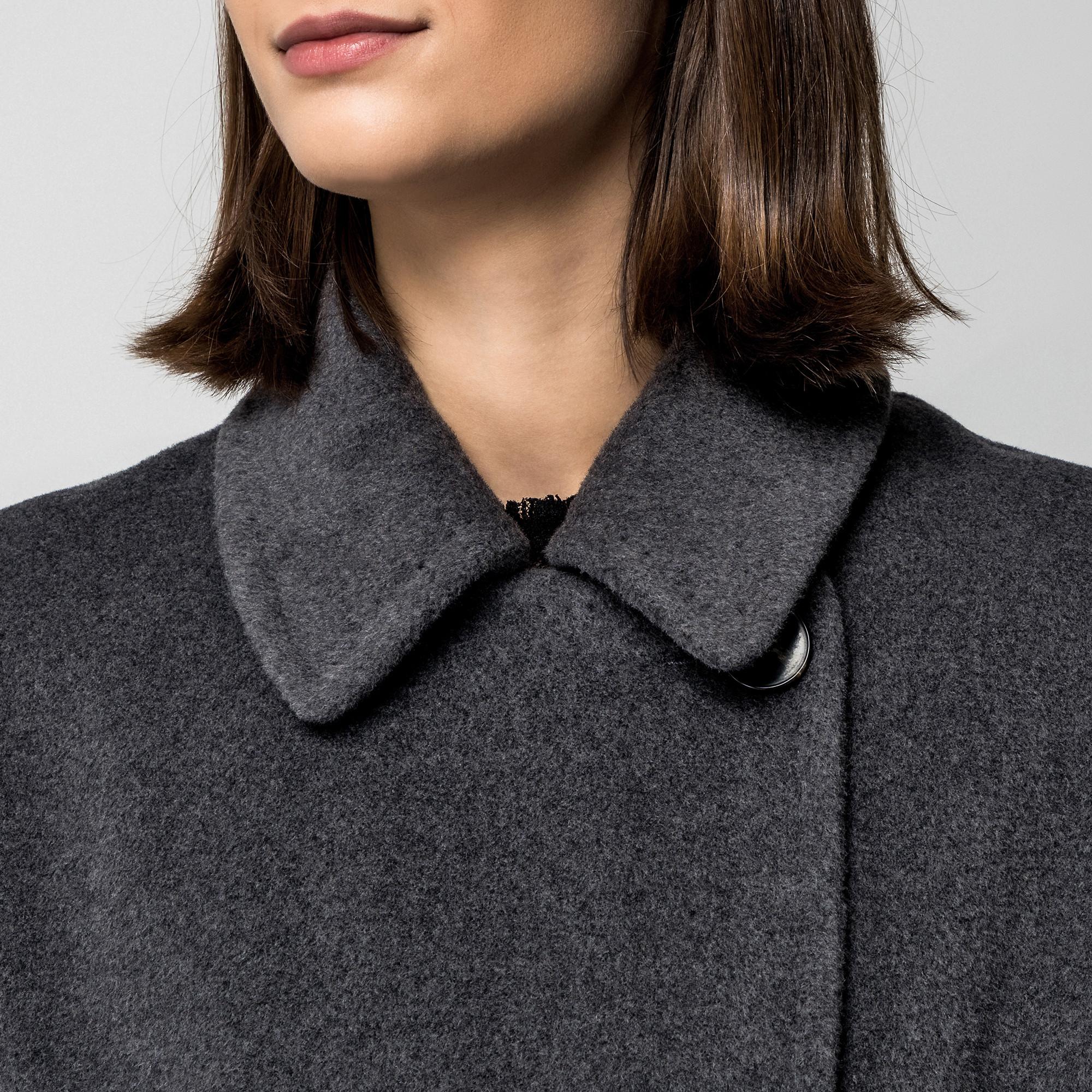 Marella Cappotto doppiopetto in lana castorino  