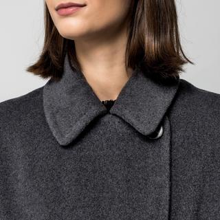 Marella Cappotto doppiopetto in lana castorino  