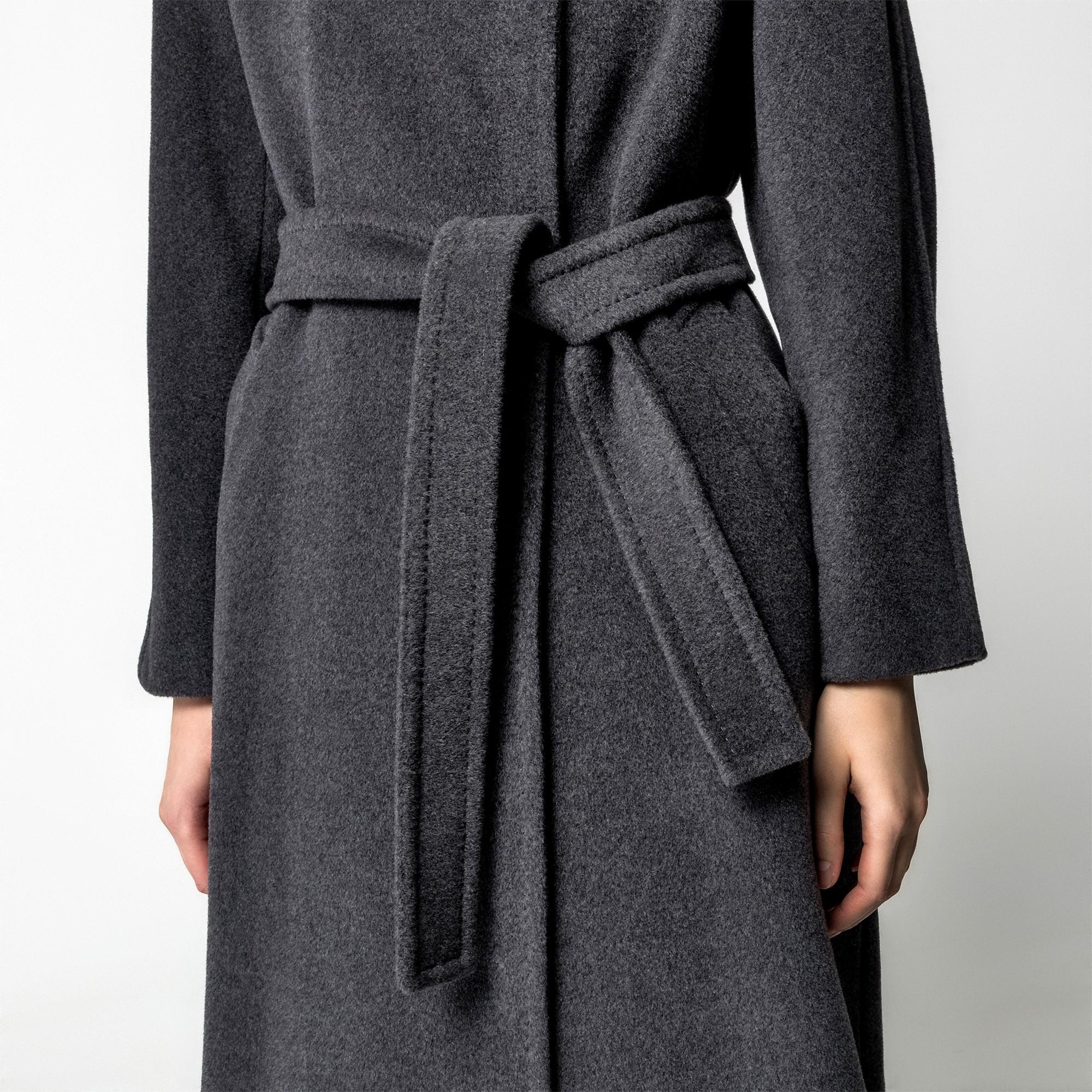 Marella Cappotto doppiopetto in lana castorino  