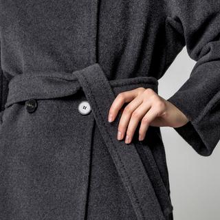 Marella Cappotto doppiopetto in lana castorino  