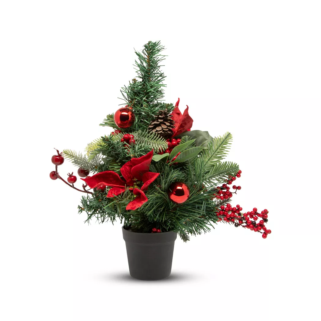 Manor - Dekoartikel Tannenbaum, 40cm, Rot