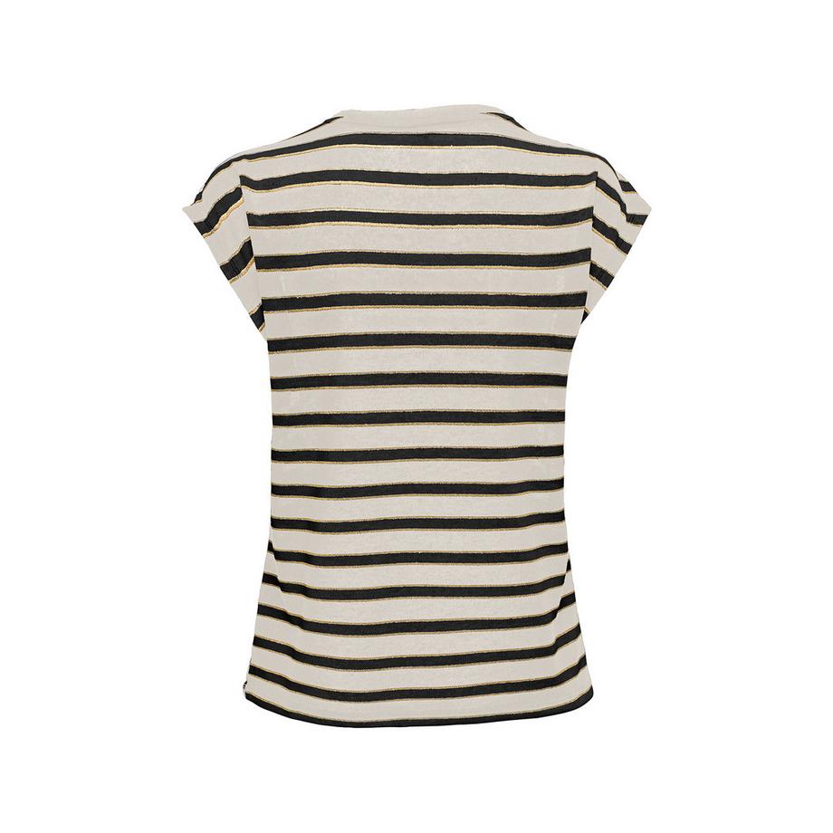 ONLY T-shirt Rayé Col V  