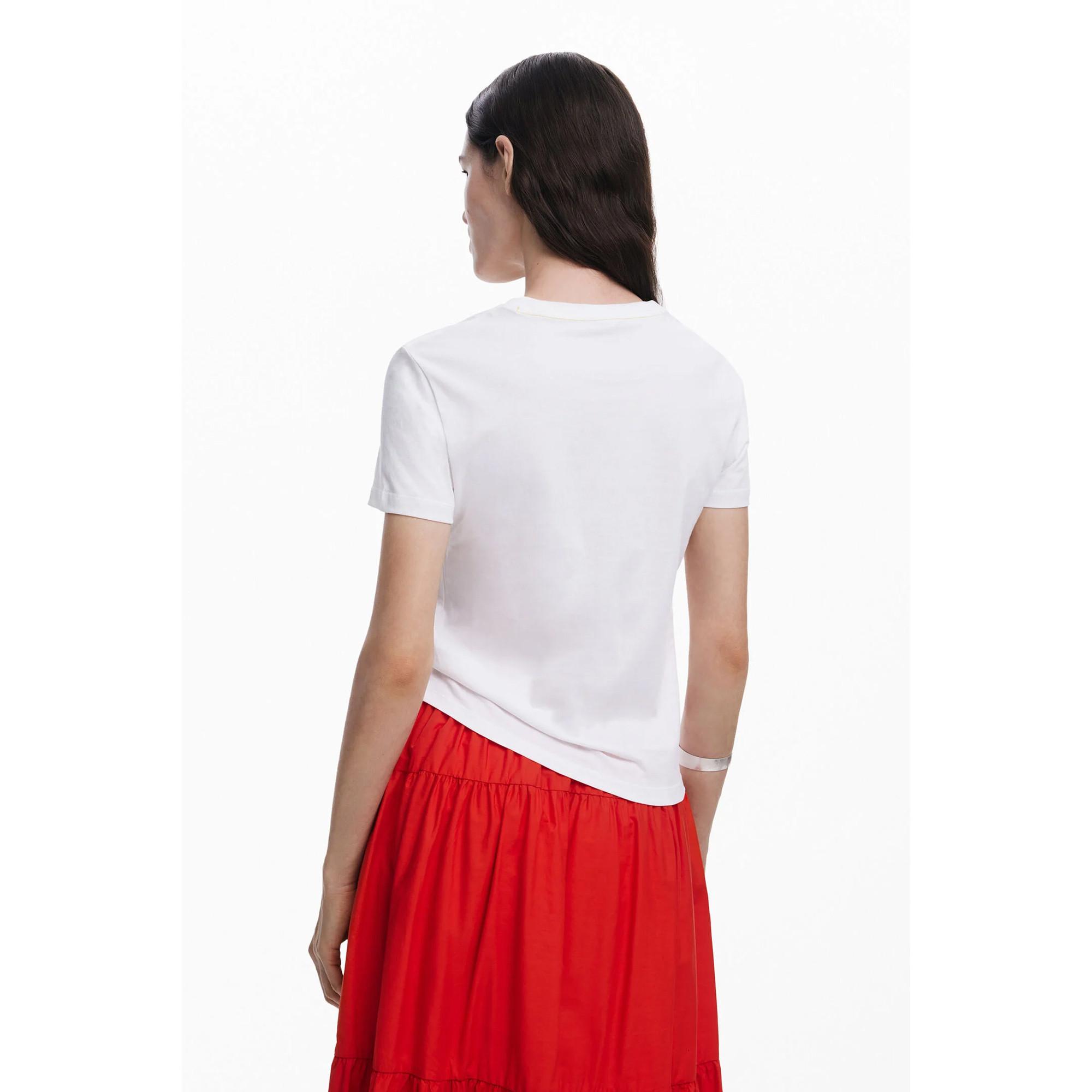 Desigual T-Shirt Blumenmuster  