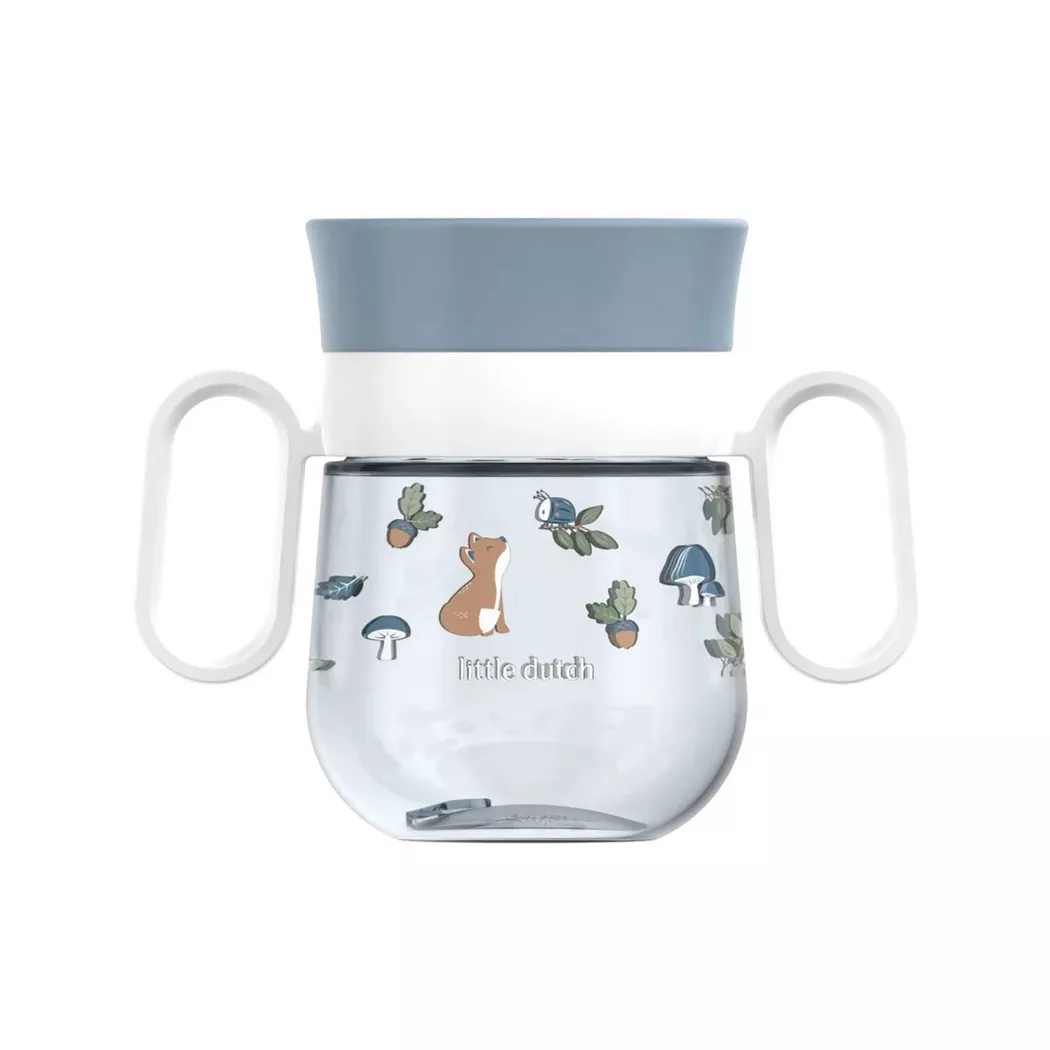 Kinderbecher MEPAL "360 Trinklernbecher Mio (2025) 200 ml", bunt (forest friends), Polypropylen, Trinkgefäße, Kinderbecher