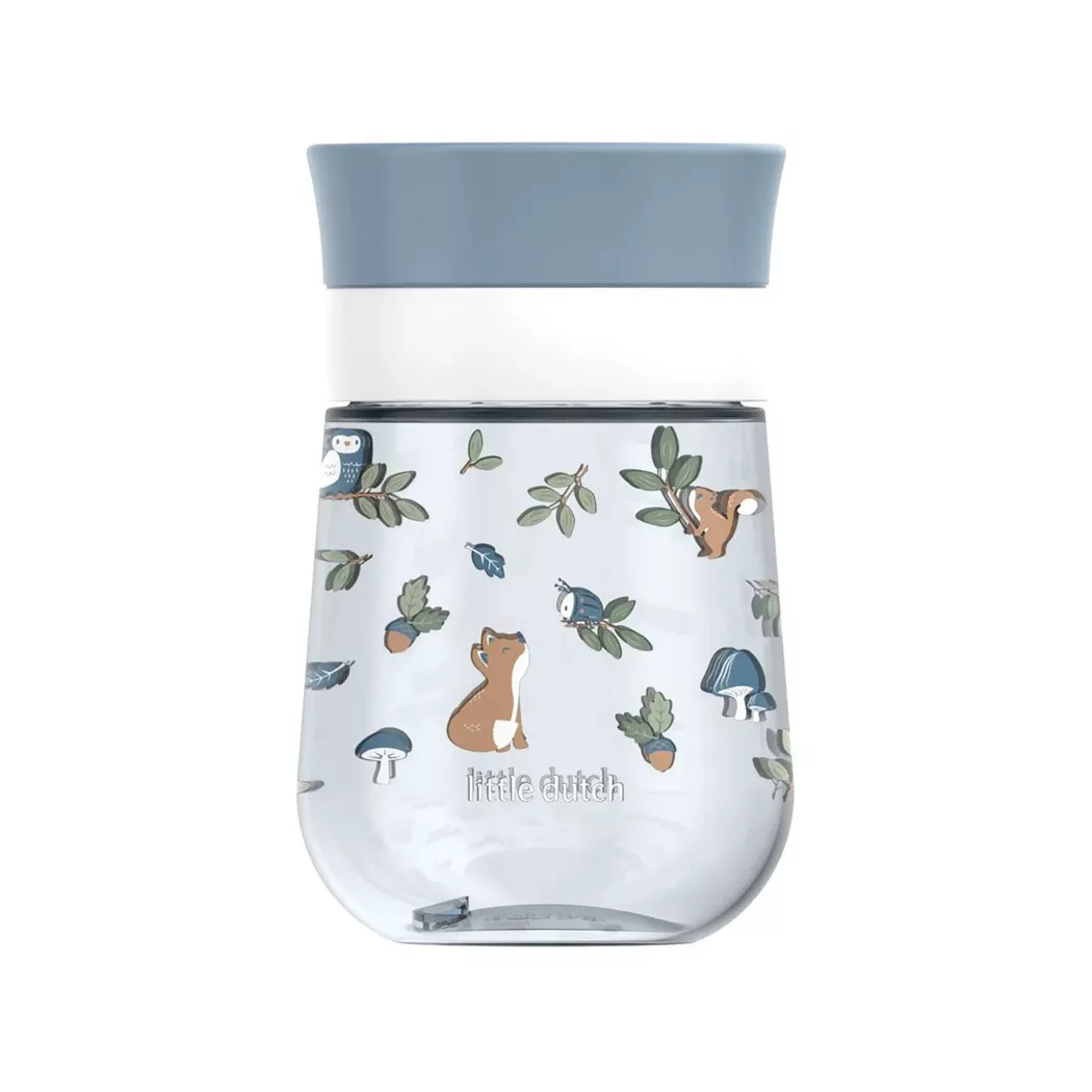 Kinderbecher MEPAL "360 Trinklernbecher Mio (2025) 300 ml", bunt (forest friends), Polypropylen, Trinkgefäße, Kinderbecher