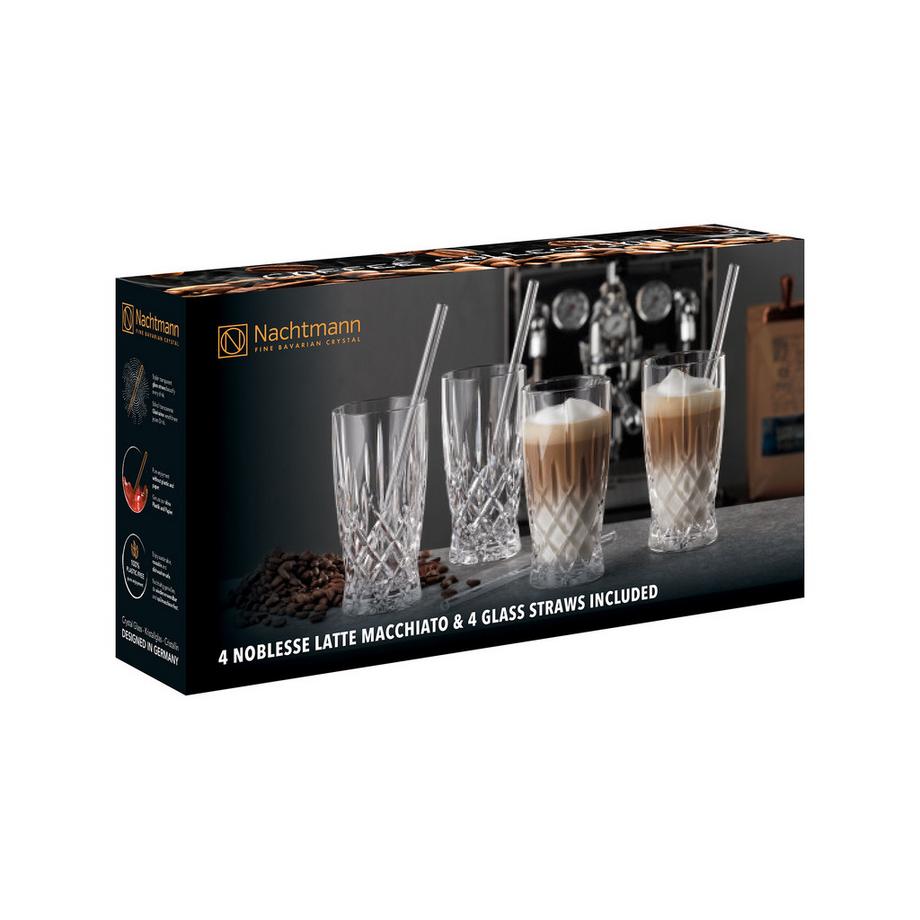 Nachtmann Set latte macchiato, 4 pièces Noblesse 