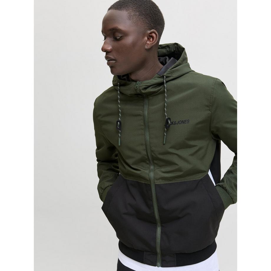 JACK & JONES Jerush Hood Bomber Jacke  