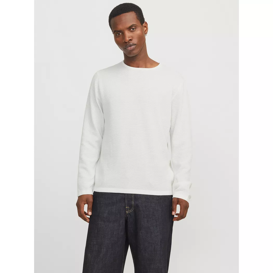 Jack & Jones Pull Norrebro Catskills Knit Sea Salt XL Homme