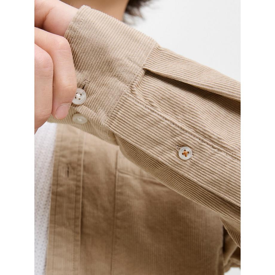 JACK & JONES Langarm Button Down Hemd  