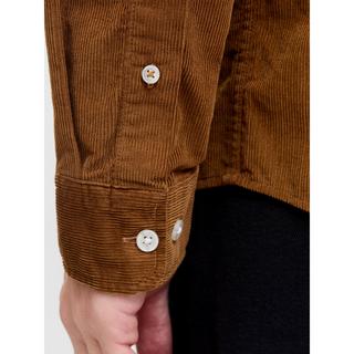 JACK & JONES Chemise en Corduroy à Manches Longues et Col Boutonné  