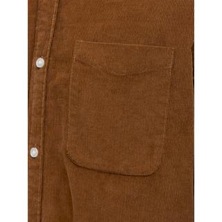 JACK & JONES Chemise en Corduroy à Manches Longues et Col Boutonné  