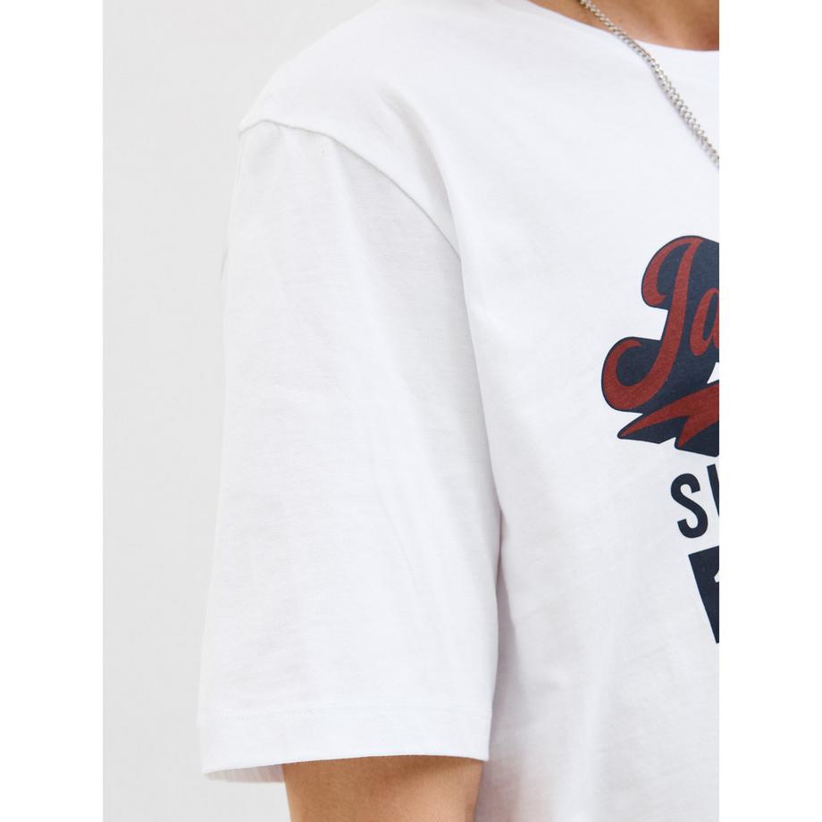 JACK & JONES Rundhals T-Shirt mit Grafikdruck  