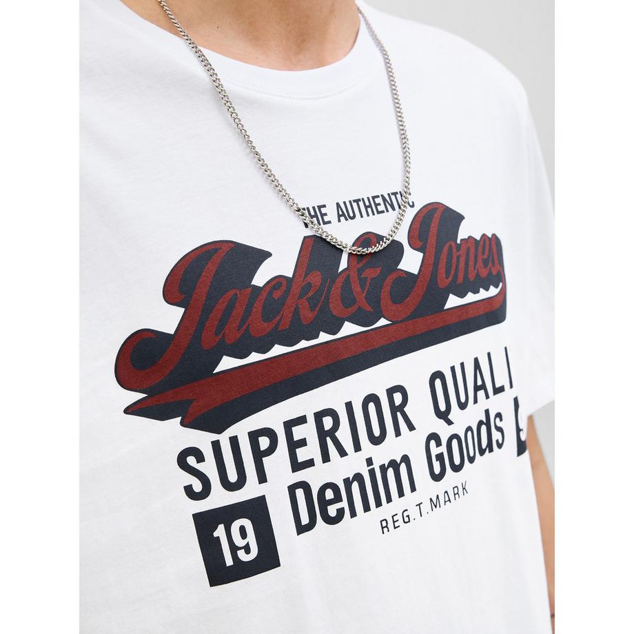 JACK & JONES Rundhals T-Shirt mit Grafikdruck  