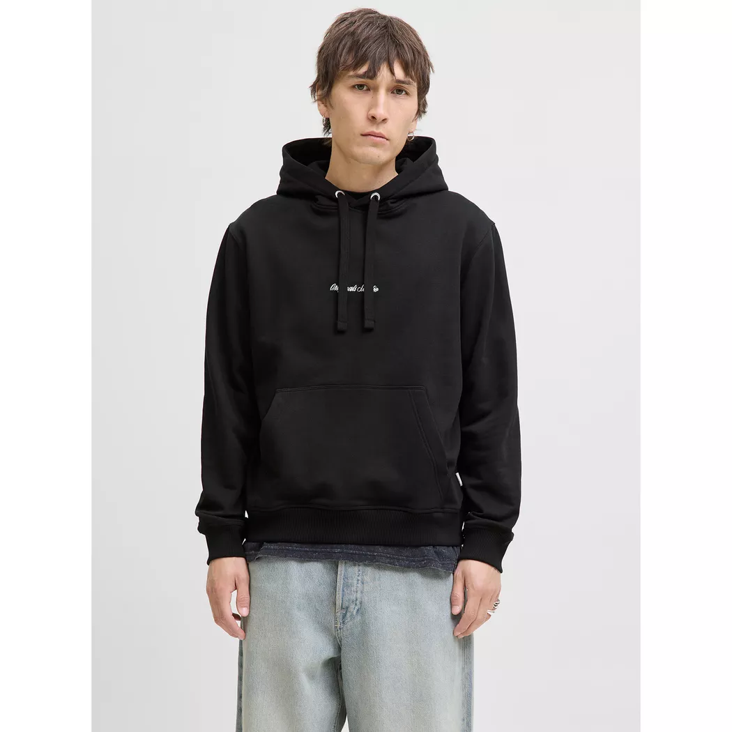 Jack & Jones Sweat à Capuche Norrebro Emb Black S Homme
