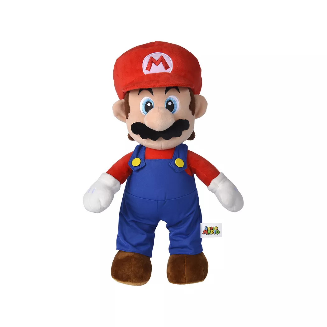 Simba - Plüschfigur Mario Jumbo, 50 CM, Multicolor