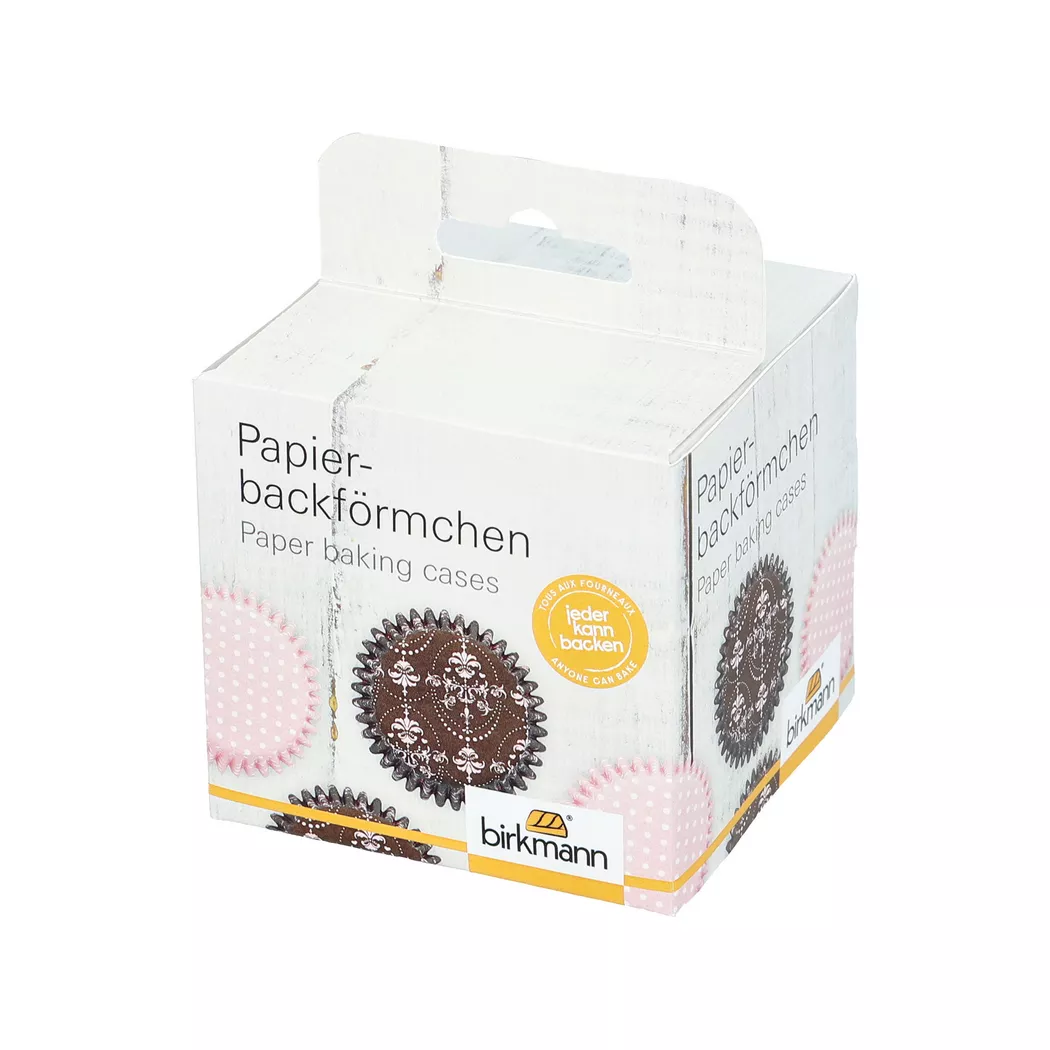 BIRKMANN - Cupcake-Förmchen, 100 Stück, 7cm, Rosa