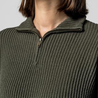 Manor Woman Gerippter Half Zip Pullover  