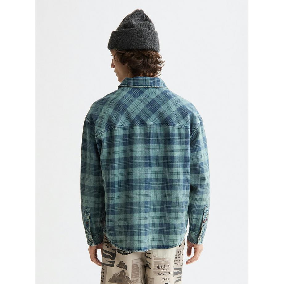 Scotch & Soda Surchemise à Carreaux Manches Longues  