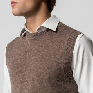 Manor Man Pullover Senza Maniche Girocollo  