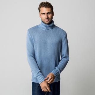 Manor Man Pull Col Roulé Maille Épaisse  