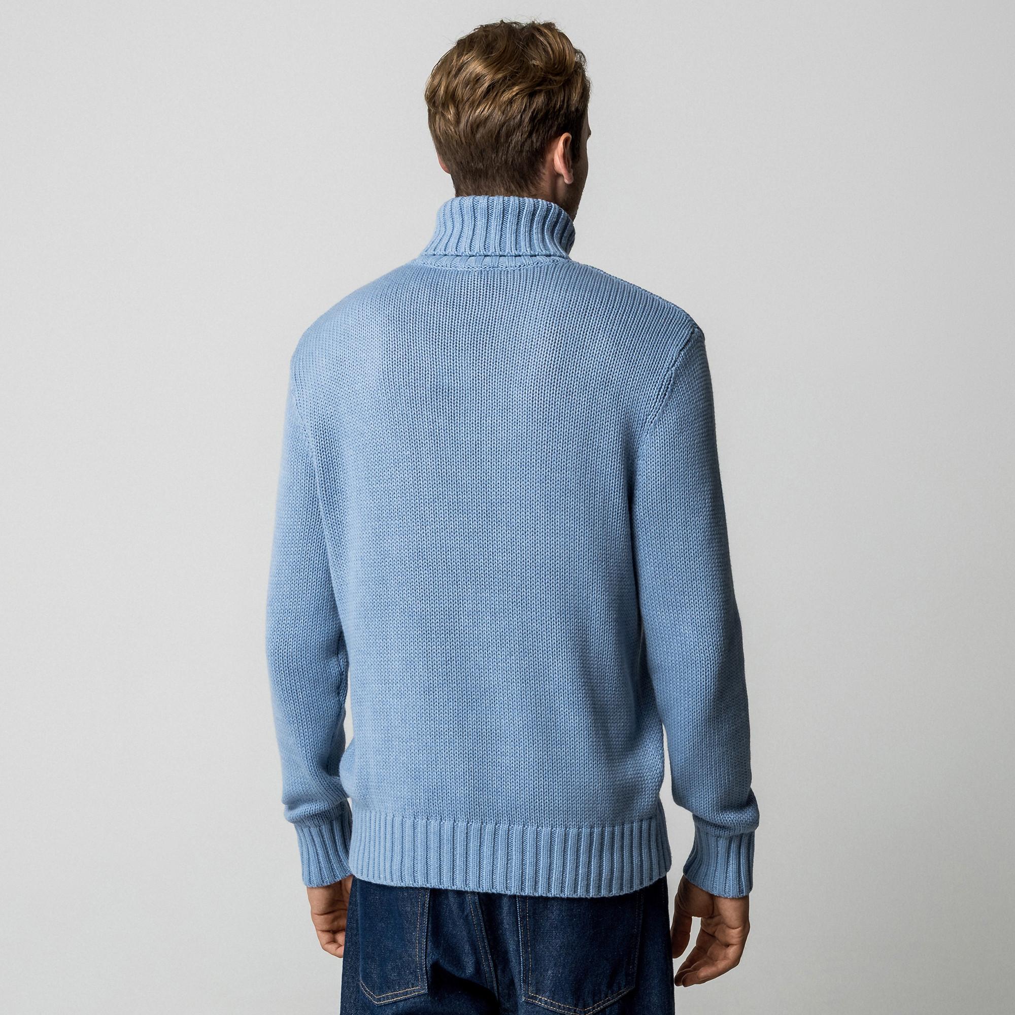 Manor Man Pull Col Roulé Maille Épaisse  