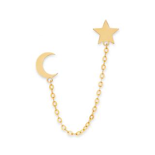 L' Atelier Gold 18 Karat by Manor Boucles pend. or 18kt Ohrringe 