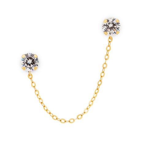 L' Atelier Gold 18 Karat by Manor Boucles pend. or 18kt Ohrringe 