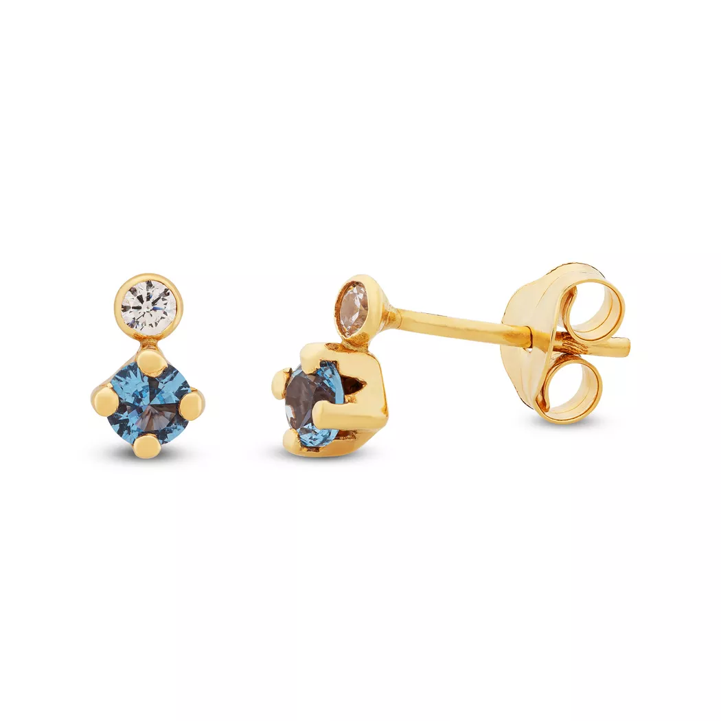 L' Atelier Gold 18 Karat by Manor - Ohrringe, Boucles clous or 18kt, One Size, Gelbgold