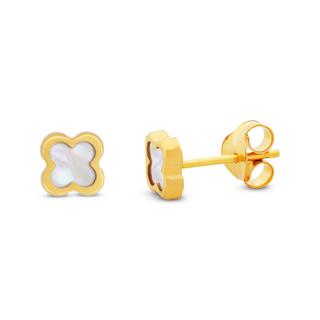 L' Atelier Gold 18 Karat by Manor Boucles clous or 18kt Ohrringe 