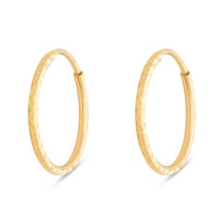 L' Atelier Gold 18 Karat by Manor Creoles or 18kt Ohrringe 
