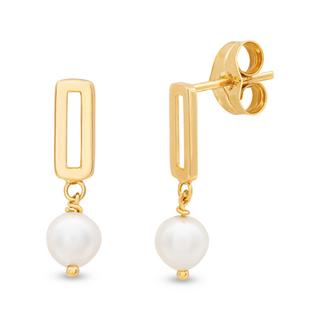 L' Atelier Gold 18 Karat by Manor Boucles clous or 18kt Ohrringe 