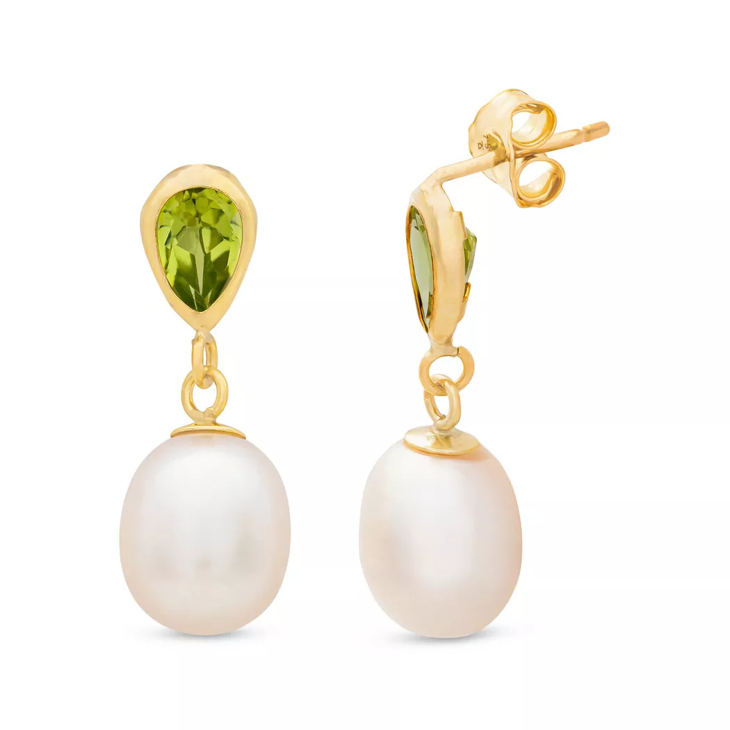 L' Atelier Gold 18 Karat by Manor - Ohrringe, Boucles clous or 18kt, One Size, Gelbgold
