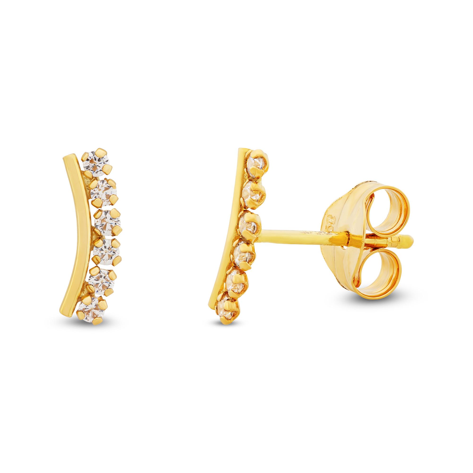 L' Atelier Gold 18 Karat by Manor Creoles or 18kt Ohrringe 