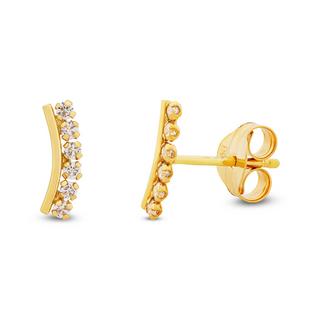 L' Atelier Gold 18 Karat by Manor Creoles or 18kt Ohrringe 