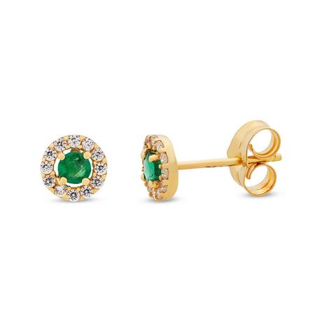 L' Atelier Gold 18 Karat by Manor Boucles clous or 18kt Ohrringe 