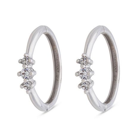 L' Atelier Gold 18 Karat by Manor Creoles or 18kt Ohrringe 