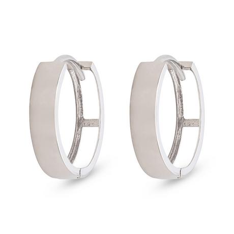 L' Atelier Gold 18 Karat by Manor Creoles or 18kt Ohrringe 