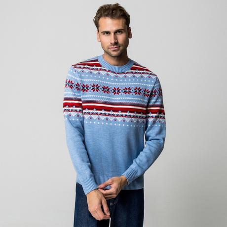 Manor Man Pull Ras-du-Cou Motif  