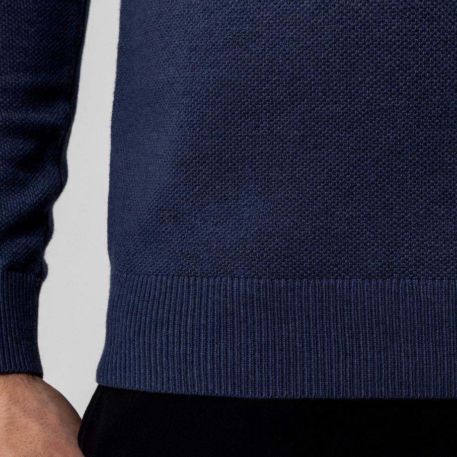 Manor Man Col Rond Maille Fine Pullover  