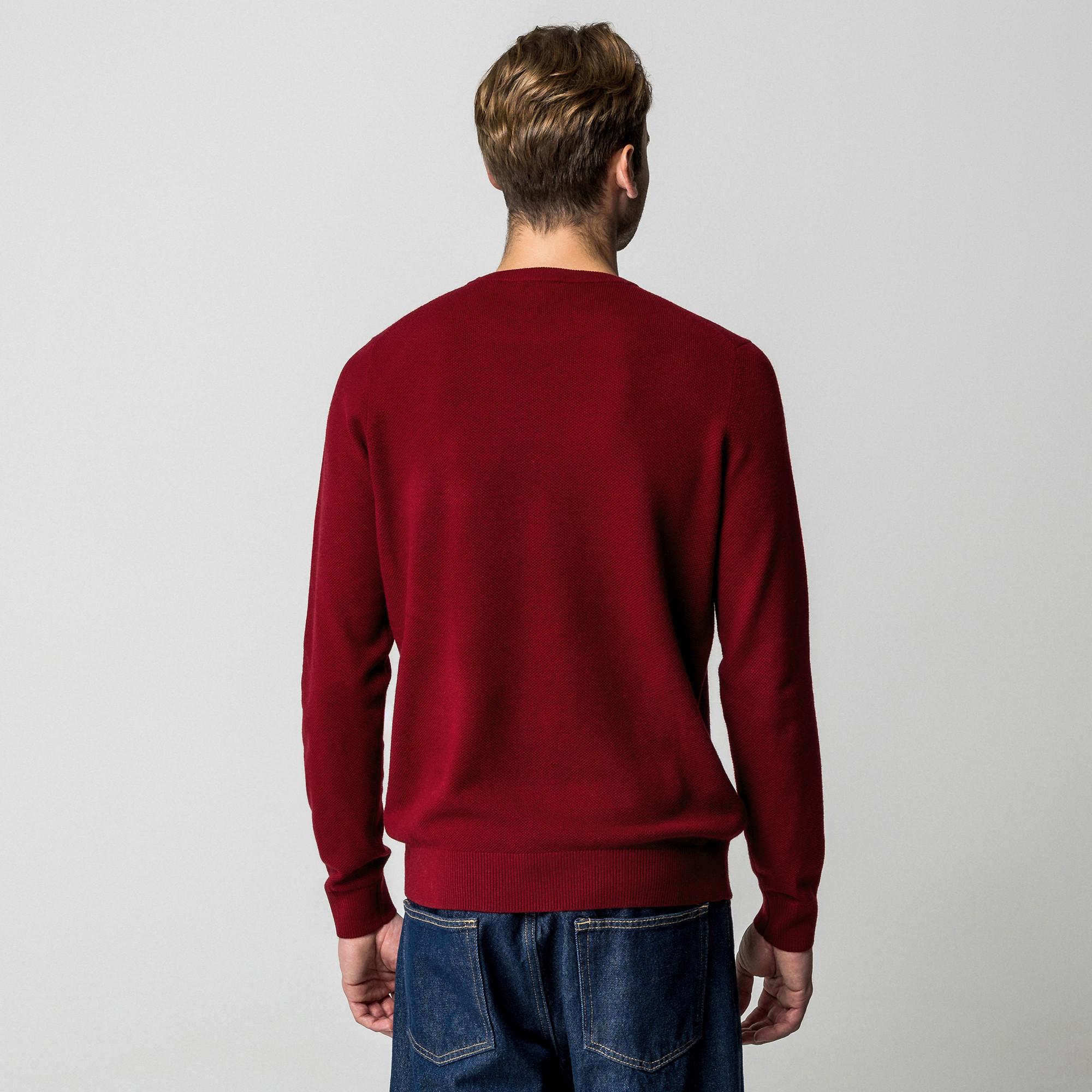 Manor Man Girocollo Maglia Fine Pullover  