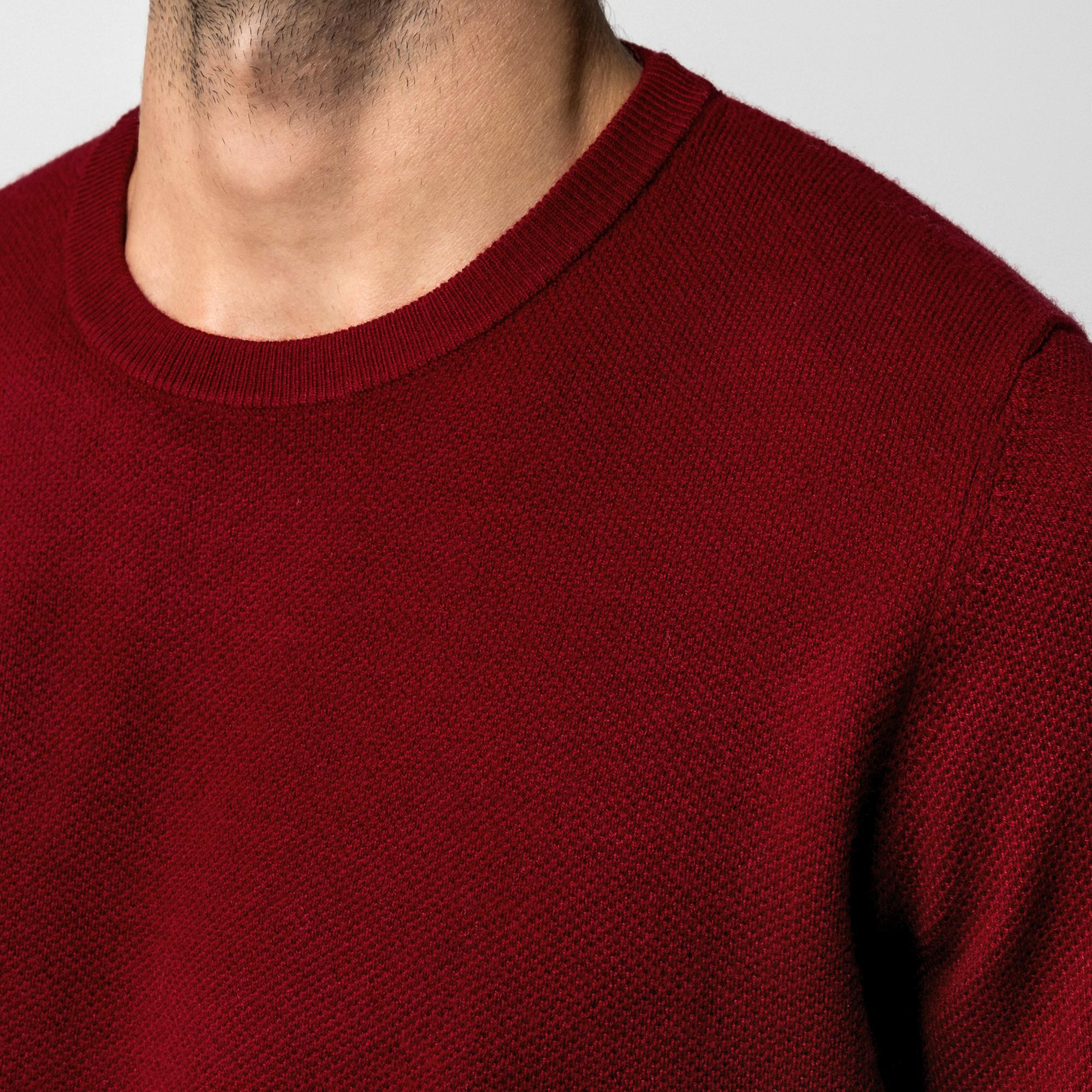 Manor Man Girocollo Maglia Fine Pullover  