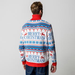 Manor Man Weihnachts Rollkragenpullover  